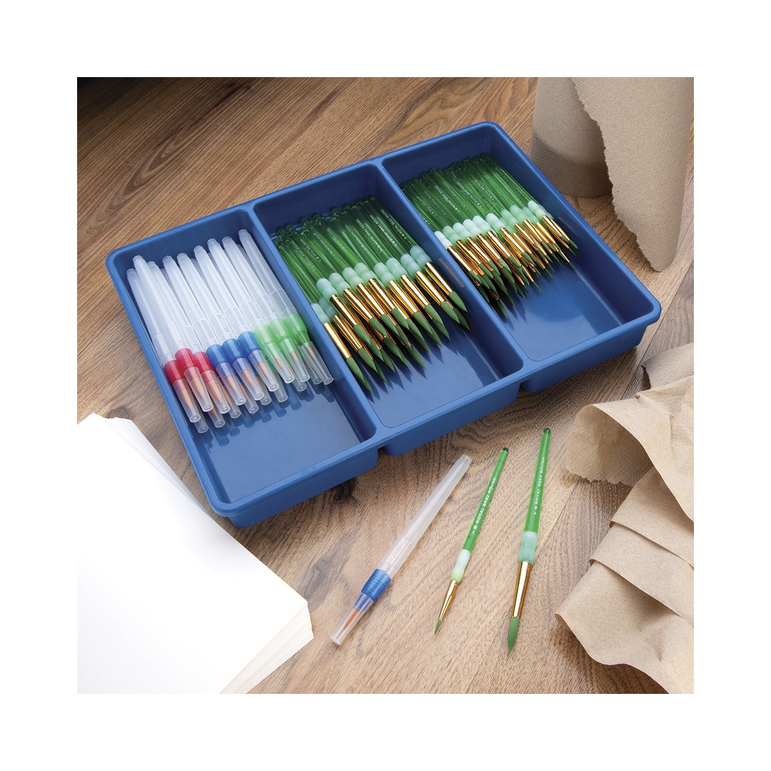 Royal & Langnickel Big Kid's Choice Round Brush Set, Assorted Sizes, Set of 90 Brushes