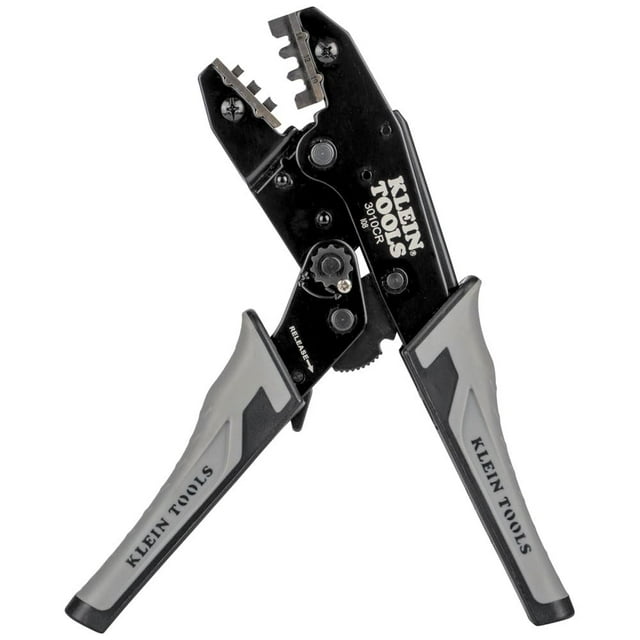 Engarzadora solar con trinquete Klein Tools 3010CR para 10-14 AWG