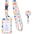 thumbnail image 2 of CSChome Badge Holder With Removable Lanyard Retractable Badge Holder: Versatile Lightweight Holder with Reel Clip for Nurses, Teachers, Office Workers, 2 of 7