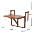 thumbnail image 4 of Mesa Plegable Mainstays de Madera para Balcón, 4 of 4