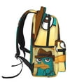 thumbnail image 3 of Perry The Platypus Backpack Cute Printed Lightweight Casual Unisex Laptop Computer Bookbag School Hiking Work Business Travel Daypacks Gifts, 3 of 6