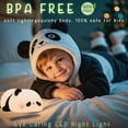 thumbnail image 4 of YUNOVA Squishy Panda Night Light - Adorable Nursery Decor with Auto-Off Timer, Dimmable Bedside Lamp for Kids & Adults, BPA-Free College Dorm Lighting & Unique Housewarming Gift (Panda), 4 of 6