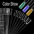 thumbnail image 3 of Nail Swatches - Transparent Fan-Shaped Nail Display Stick with Ring, Nail Art Practice Display Plastic Stick, Nail Art Practice Color Display, 3 of 5