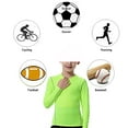 thumbnail image 5 of LANBAOSI Boys Compression Shirts Long Sleeve Sports Athletic Shirts Size 10, 5 of 7
