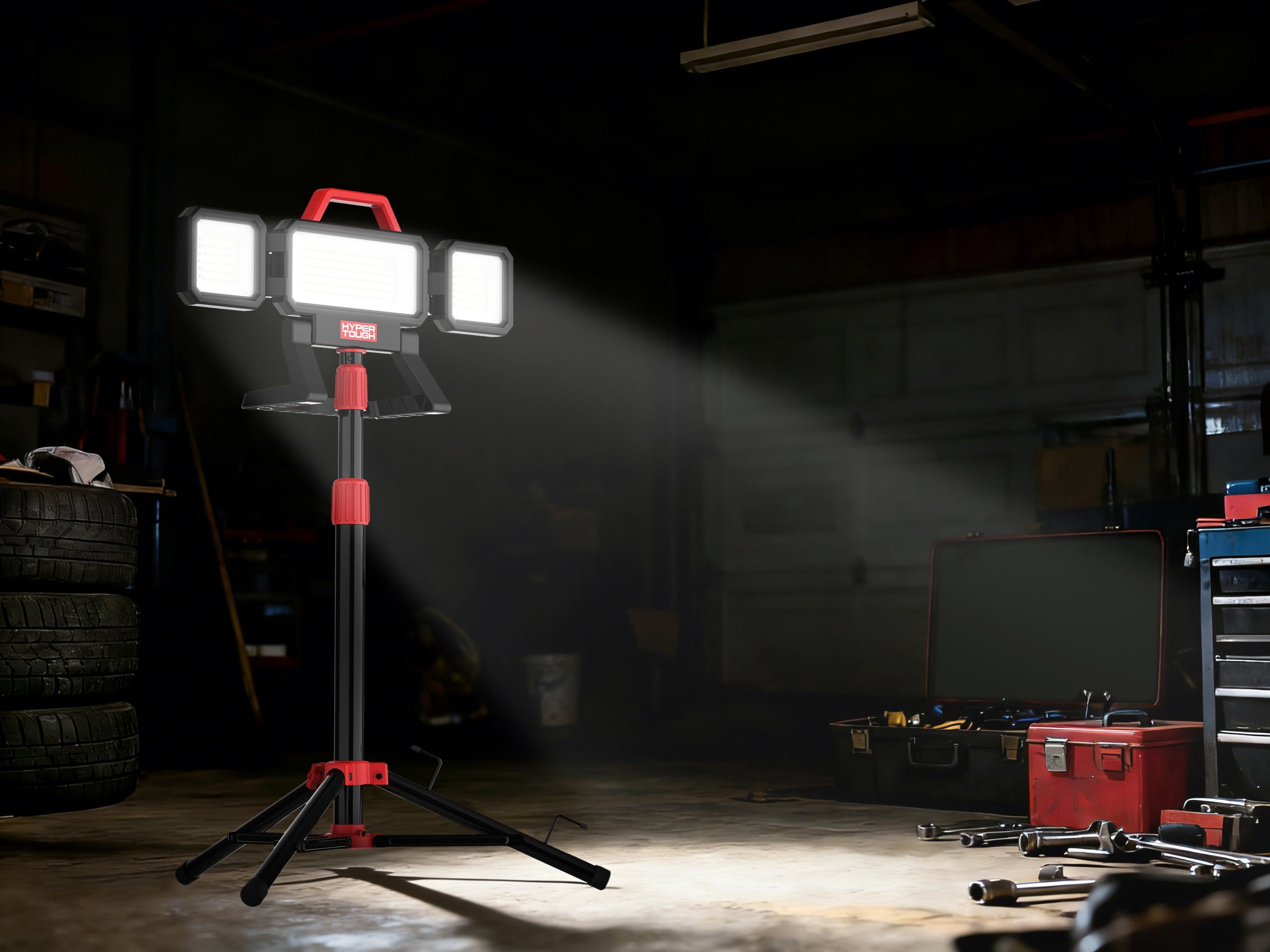 Hyper Tough 10,000 Lumen Work Light with Adjustable Tripod
