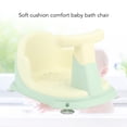thumbnail image 3 of Asiento De Baño Para Bebés Asiento De Baño Para Bebés Asiento De Baño Para Niños Pequeños Con Botón De Agua Y Respaldo Ajustable 4 Ventosas Para Mayor Seguridad Se, 3 of 7