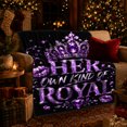 thumbnail image 3 of Glamorous Royal Crown Jeweled Heart, Dramatic Artistic Scene, Warm Flannel Blanket for Living Room and Bedroom, Art Lovers Valentine's Day Gift, Artistic Home Decor, 3 of 9