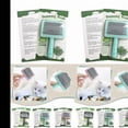 thumbnail image 4 of GleamNest Easy to Apply Slicker Brush for Dogs & Cats, Green, 4 of 8