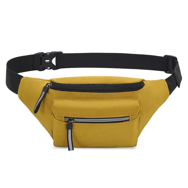 Riñonera grande para mujer, bandolera de talla grande, riñonera con bolsillos con cremallera, moderna, para viajes, senderismo y caminar, para hombre