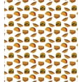 thumbnail image 3 of Ambesonne Fast Food Duvet Cover Sets, Burgers Sandwiches Sketch, 2-Twin, Pale Coffee Red Ginger, 3 of 4