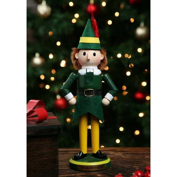 11 Inch Wooden Buddy the Elf Nutcracker