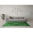 thumbnail image 3 of Ahgly Company Indoor Square Animal Emerald Green Traditional Area Rugs, 4' Square, 3 of 4
