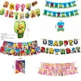 thumbnail image 1 of Pancarta de feliz cumpleaños de Super Mario, decoración para fiesta, bandera de Mario, pancarta para baby shower, regalos para niños, suministros de decoración para fiestas, 1 of 5
