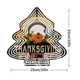 thumbnail image 7 of Stylized Metal Tree Wind Spinner - Layered Design with Pumpkins & Leaves Concentric Circles Perfect for Autumn Garden Decor, 7 of 7