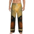 thumbnail image 2 of Lsque Majestic Butterfly Sunset Print Men's Pajama Pants, Lounge Pant - Comfortable Home Wear,Elastic Waistband, Stylish Design-XX-Large, 2 of 9