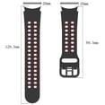 thumbnail image 5 of Correa De Reloj Compatible Con Samsung Galaxy Watch4 44/40 Mm Compatible Con Samsung Galaxy Watch4 Classic 46 Mm/42 Mm Correa De Silicona De Repuesto 20 Mm Methold EL017646-08, 5 of 5