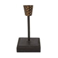 thumbnail image 4 of 23", 21", 20"H Black Wood Standing African Woman Sculpture with Baskets on Their Heads, by DecMode (3 Count), 4 of 9