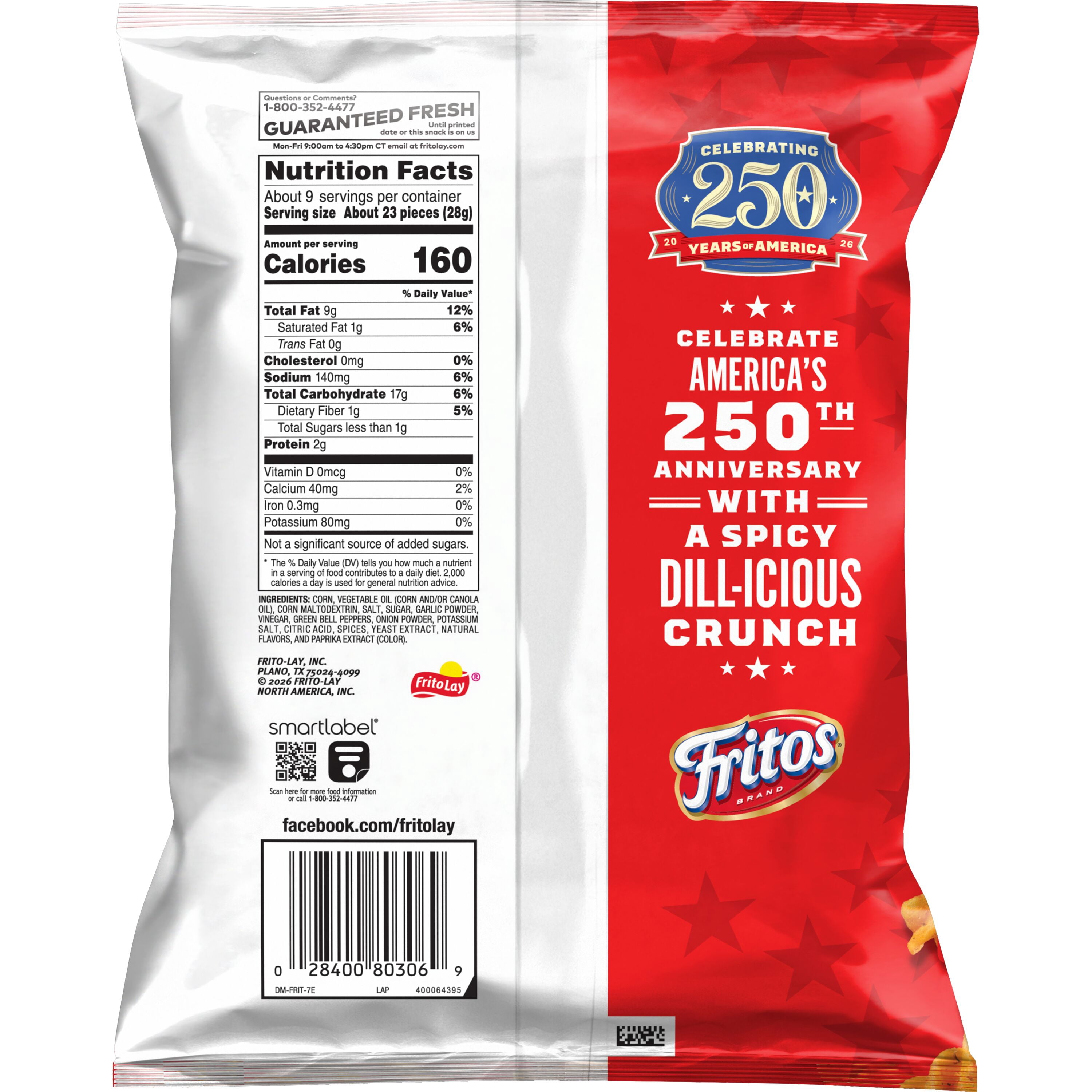 Fritos Spicy Dill Pickle Twists Corn Snack Chips, 9.25 oz