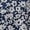 Blue, variant on Women's Elegant Blue Floral Print Notched V Neck Puff Sleeve Blouse - [ZhiHiMeRi] | (US 12-14)L