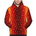 thumbnail image 4 of Hoodies for Men - cool Red Dragon Skin scale Long Sleeve Comfrt Men'S Fashion Hoodies & Sweatshirts, Sweatshirts for Men Hoodies Pullover Clothing Clothes with Pouch, 4 of 7