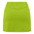 thumbnail image 4 of Iugvhana Womens Skorts with Pockets Lightweight Tummy Control Plus Size Skorts for Women High Waist Solid Color Athletic Sports Skirt Shorts Green#01 XXXXL, 4 of 5
