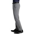 thumbnail image 2 of Haggar Mens Iron Free Premium Khaki Slim-Straight Fit Flat Front Flex Waist Casual Pant, 2 of 6