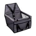 thumbnail image 2 of Portable Pet Car Seat Carrier for Small Dogs Cats, Breathable Mesh Travel Booster Bag with Safety Harness for Car Trips Road Trips Pet Owners 16 Inch Gray, 2 of 5