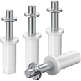 thumbnail image 1 of Bi Fold Door Top Pivot, 8 Pcs Spring Loaded Bi Fold Closet Door Top Pivots Carbon Steel Bifold Closet Door Repair Parts for 1-3/8 Inch Thick Closet Doors, 1 of 5