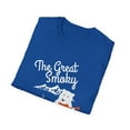 thumbnail image 4 of The Great Smoky Mountains National Park | Camping | Camping | Mountain Unisex Softstyle T-Shirt, 4 of 4