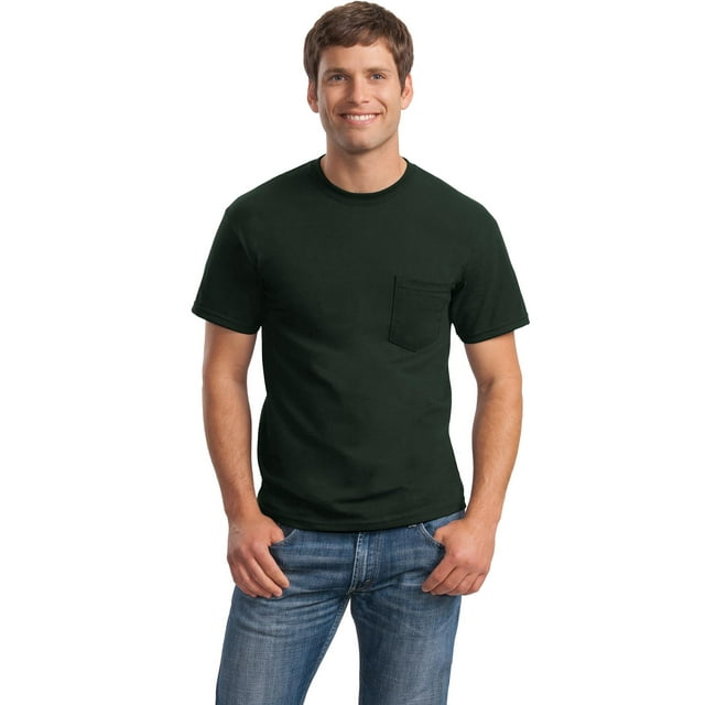 Gildan Men's Short Sleeve T-Shirt With Pocket . 8300