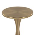 thumbnail image 4 of Miekor Furniture 22" Contemporary Metal Side Table in Modern Brass No.9468, 4 of 5