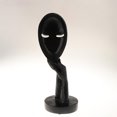 thumbnail image 3 of Escultura de Resina BLESIY 2 Piezas Arte Minimalista Negro, 3 of 8