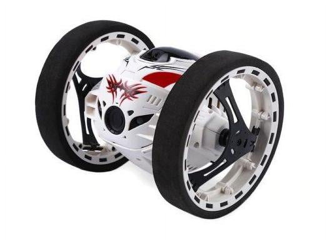 Wonder Wheels RC Remote Control Jumping Bounce Car - White