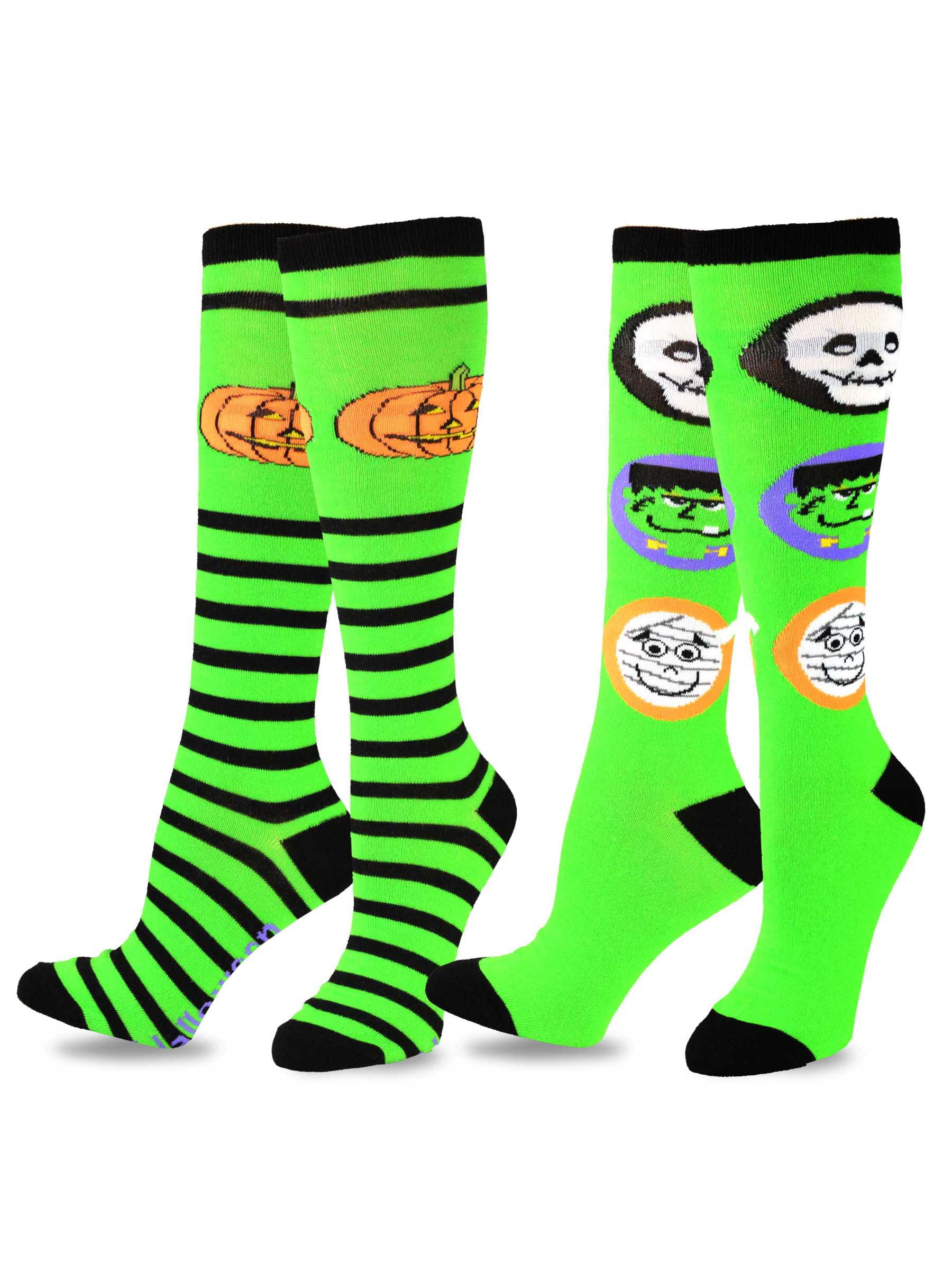 TeeHee Socks - TeeHee Novelty Halloween Fun Knee High Socks for Women 2 ...