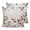 Off White, variant on 14x14 Pillow Covers Set of 2, Brown Grey Leaves Throw Pillow Covers Decorative Couch Cushion Case, Summer Botanical Pastoral Birds Rustic Microfiber Square Pillowcases for Bedroom Car Living Room
