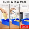 thumbnail image 3 of Rapid Brands Ramen Cooker, Made Exclusively for Walmart, Microwave Ramen in 3 Minutes, BPA Free Plastic, Dishwasher Safe, 3 of 8