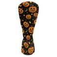 thumbnail image 2 of Yuyamidu Pumpkins Golf Club Head Covers Moon Star PU Leather Golf Club Cover for Driver Fairway Woods Hybrids, Halloween Decor, 2 of 8