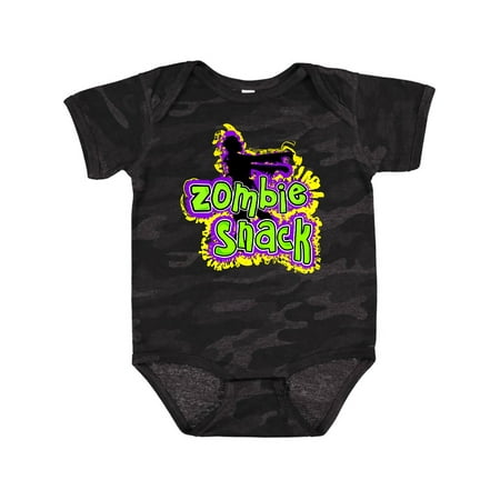 

Inktastic Zombie Snack Gift Baby Boy or Baby Girl Bodysuit