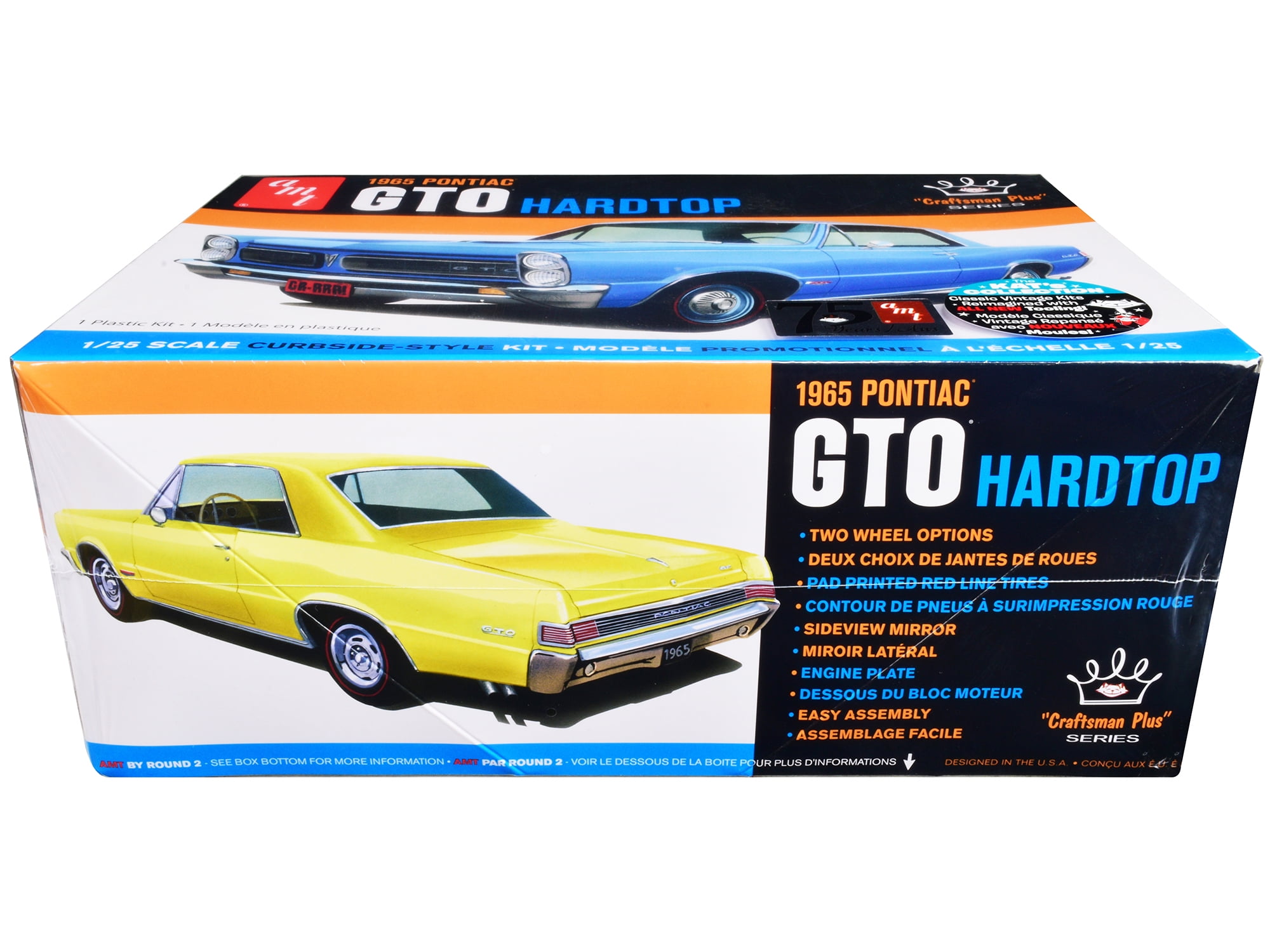 AMT 1965 Pontiac GTO Hardtop Craftsman Model Kit Skill 2 With New