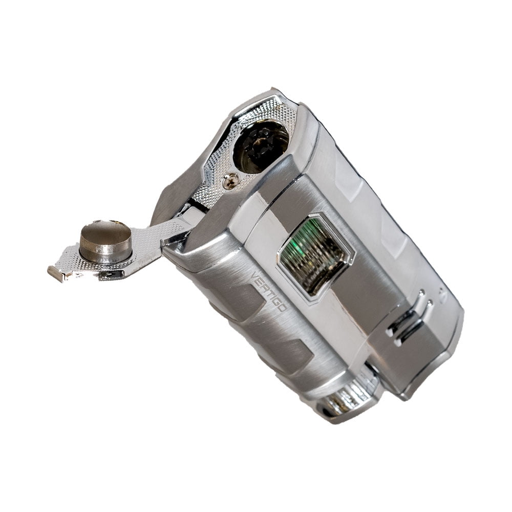 Vertigo Envoy Triple Torch Lighter - Silver