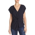 thumbnail image 1 of Joie Blouse à Enfiler Torsadée pour Femmes, Bleu, Très Petit, 1 of 1