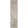 thumbnail image 2 of Nourison Astra Machine Washable 2' x 6' Silver Taupe Vintage Indoor Rug, 2 of 8