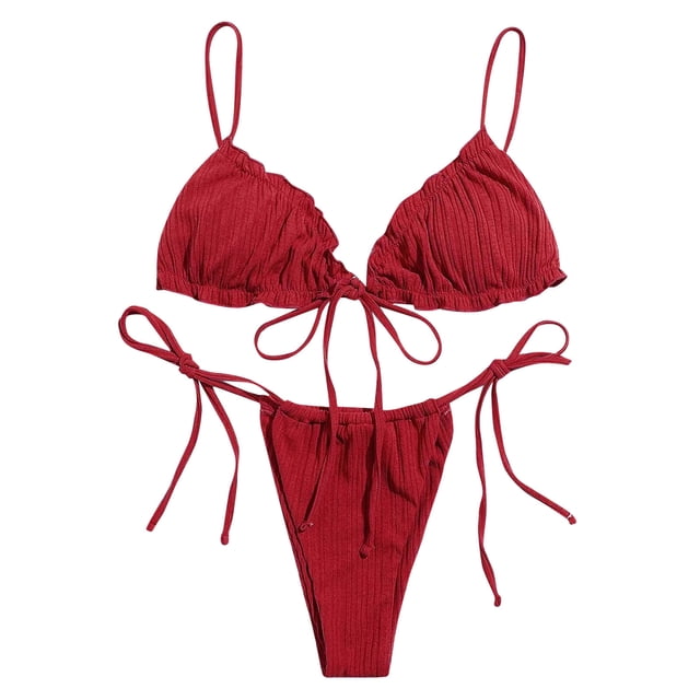 DPTALR Tankini Imprimé pour Femmes Grande Taille Maillot de Bain de Plage Rembourré