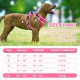 thumbnail image 2 of PoyPet Reflective Dog Harness No Pull Dog Vest Harness With Handle,No Choke Adjustable Soft Padded Pet Vest for Small to Large Dogs,Pink XL, 2 of 9