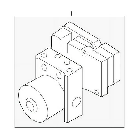 Genuine OE Mazda ABS Control Unit - C2Y6-43-7AZB