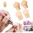 thumbnail image 1 of Qianli Nail Art Sponge Brush Double Head Sponge Brush Nail Polish Render Gradient Tool Include 4 Replacement Brush Heads Nail Art Brush Nails Nails Accessories, 1 of 5