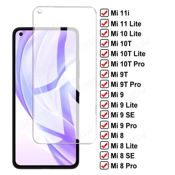 Vidrio Protector 9D para Xiaomi Mi 11 10 Lite 10i 11i 9T 10T Pro 5G Protector de pantalla Mi 8 9 SE A3 Poco M3 F3 X3 NFC película templada Tan Jianjun unisex