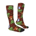 thumbnail image 3 of Balery Frogs And Mushrooms Fun Novelty Socks Men'S Women'S Crew Socks Funny Crazy Novelty Socks Quirky And Cool Socks, 3 of 9