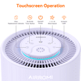 thumbnail image 6 of AIRROMI Air Purifier for Home Bedroom, 990 Sq Ft, 3-in-1 Filter HEPA Layer for Pet Hair and Odors, 23 dB Sleep Mode, Aromatherapy, Night Light & Timer, A2001 Lavender Purple, 6 of 11