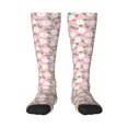 thumbnail image 2 of Picia Women Crew Soft Moisture-wicking Socks Daisies Flowers Pattern Design Cotton Socks, One Size fit All, 2 of 9